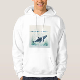 Sudadera Cabeza blanca submarina de ballena
