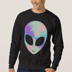 Sudadera Cabeza de Alien  Alien Colorido  Cree en la Fiesta