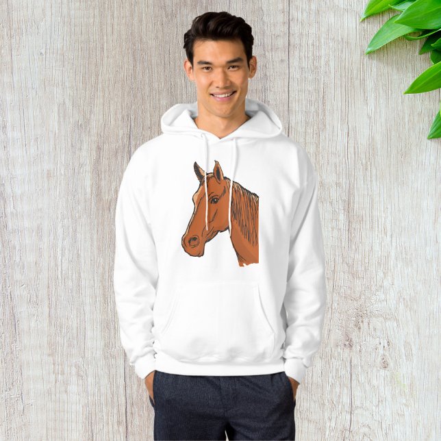Sudadera Cabeza de caballo Marrón Granja Animal (Subido por el creador)