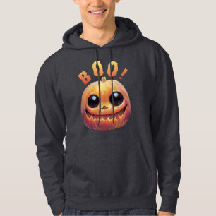 Sudadera Cabeza de calabaza espeluznante y linda de Hallowe