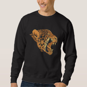 Sudadera Cabeza De Cara De Leopardo Jaguars Cheetahs Gran G