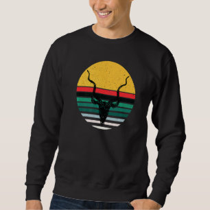 Sudadera Cabeza de ciervo Retro Cazando Jungla Impala Safar