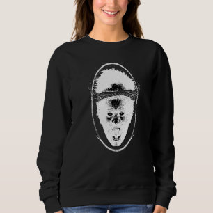 Sudadera Cabeza de ebullición Hombre gótico (Blanco)