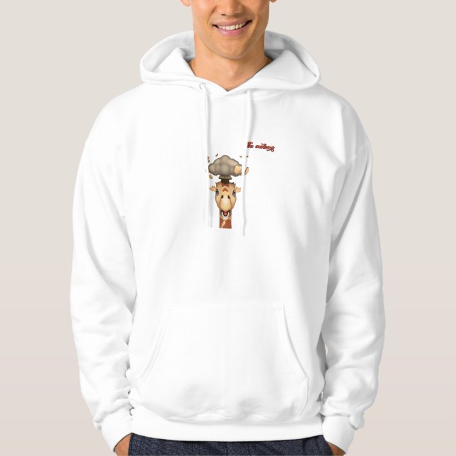 Sudadera cabeza de emoji explotando cara de jirafa (Anverso)