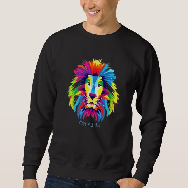 Sudadera Cabeza de león colorida de Guay (Anverso)