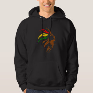 Sudadera Cabeza de León Rasta Mes de la Historia Negra BLM