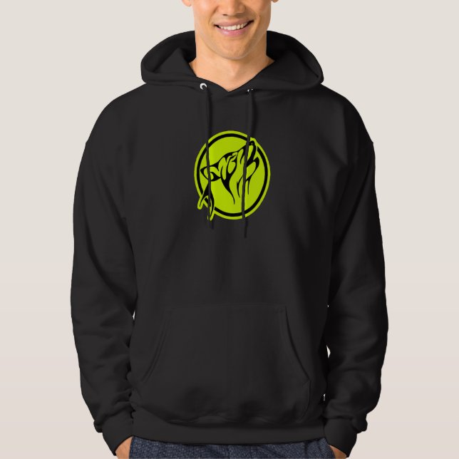 Sudadera Cabeza de lobo de tribu étnica Boho Feather Native (Anverso)