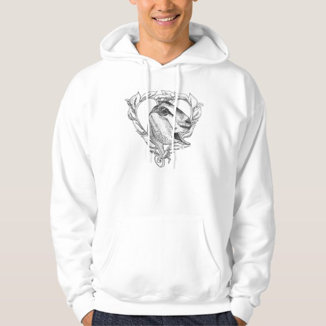 Sudadera Cabeza de Nubian en corazón (Anverso)