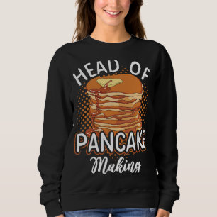 Sudadera Cabeza De Panqueque Haciendo Panqueque De Jarabe D
