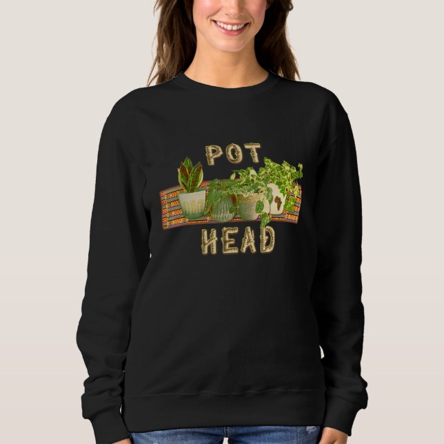Sudadera Cabeza De Pot Kente Cloth Tee (Anverso)