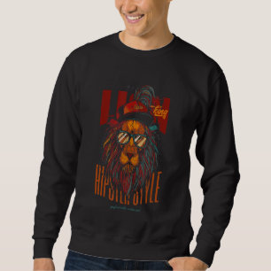 Sudadera Cabeza de queso del leopardo de los animales salva