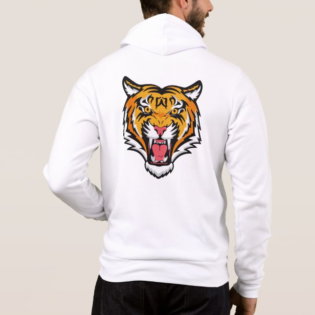 Sudadera Cabeza de Tigre Rugiente-25818 (Reverso)