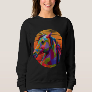 Sudadera Cabeza de unicornio Cabeza animal Naturaleza anima