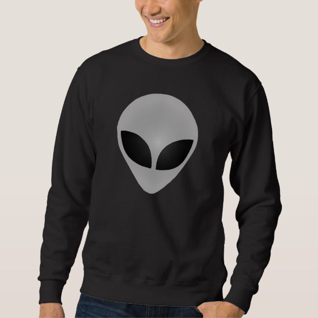 Sudadera Cabeza extranjera paranormal (Anverso)