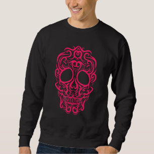 Sudadera Cabezas de cráneo tribales Grunge Punk Metal