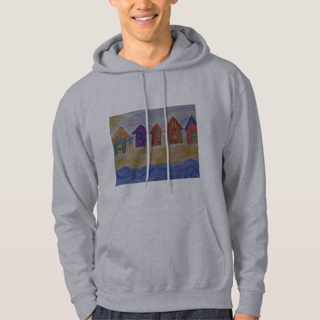 Sudadera Cabinas de playa (Anverso)
