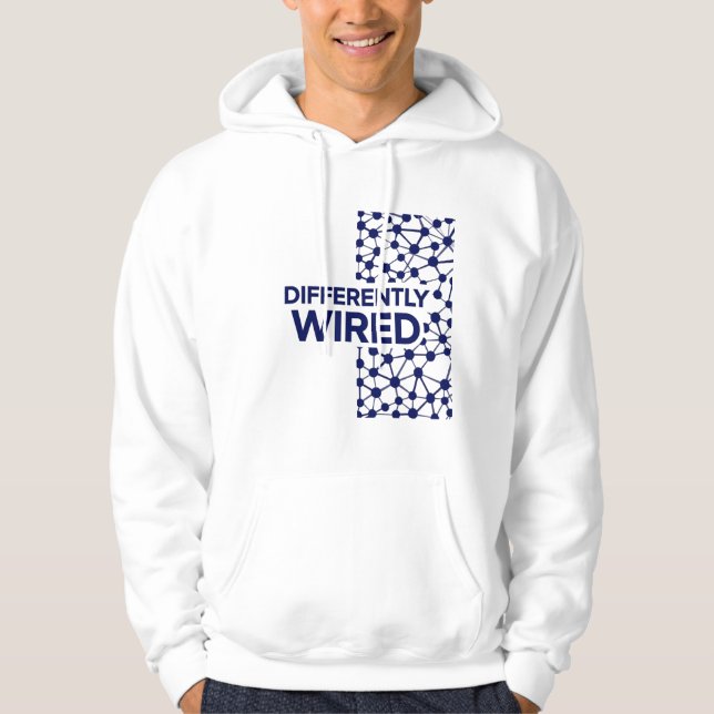 Sudadera Cableado Diferente – Mes de Concientización del Au (Anverso)