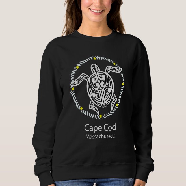 Sudadera Cabo Cod Massachusetts - Tortuga tribal (Anverso)