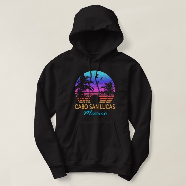 Sudadera CABO SAN LUCAS MÉXICO Vacaciones Vintage (Diseño del anverso)