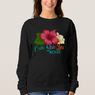 Sudadera Cabo San Lucas Vacation Mexico Tropical Hibiscus F