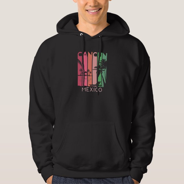 Sudadera Cabo Tul, un viaje retro mexicano de vacaciones en (Anverso)