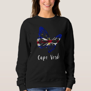 Sudadera Cabo Verde Cambio de mariposa Esperanza Bandera de
