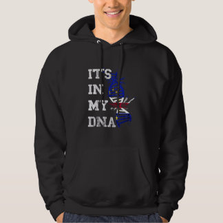 Sudadera Cabo Verde está en mi ADN Bandera de raíces cabove