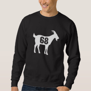 Sudadera Cabra 68 G.O.A.T. Número Sesenta Y Ocho Cabra