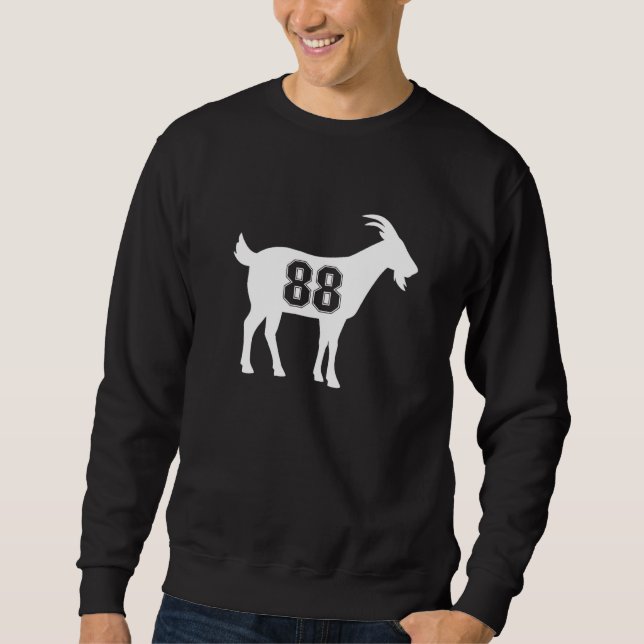 Sudadera Cabra 88 G.O.A.T. Número Ochenta Y Ocho Cabra (Anverso)
