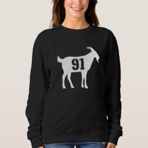 Sudadera Cabra 91 G.O.A.T. Número Noventa y Uno Cabra