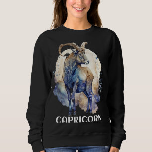 Sudadera Cabra Astrológica Capricornio Caps Regida por Satu