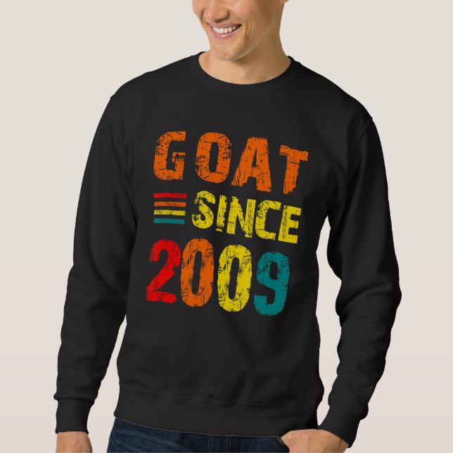 Sudadera Cabra de 13 años desde 2009 (Anverso)