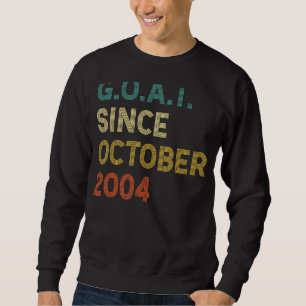 Sudadera Cabra de 18 años desde octubre de 2004