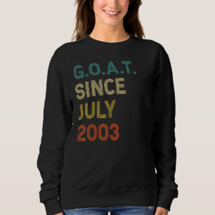 Sudadera Cabra de 19 años desde julio de 2003