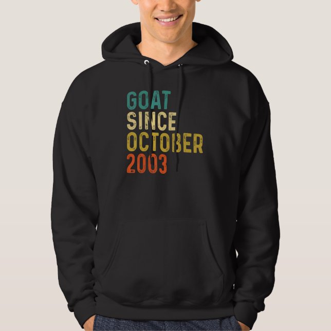 Sudadera Cabra de 19 años desde octubre de 2003 (Anverso)