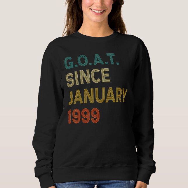 Sudadera Cabra de 23 años desde enero de 1999 (Anverso)