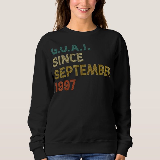 Sudadera Cabra de 25 años desde el 19 de septiembre (Anverso)