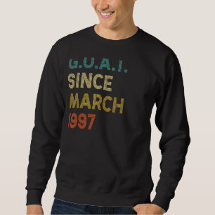 Sudadera Cabra de 25 años desde marzo de 1997