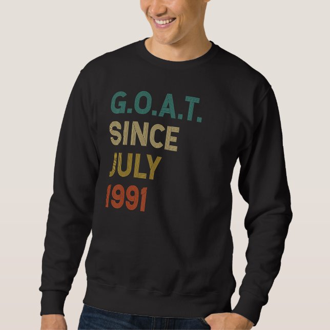 Sudadera Cabra de 31 años desde julio de 1991 (Anverso)