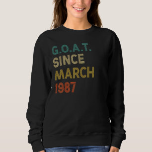 Sudadera Cabra de 35 años desde marzo de 1987