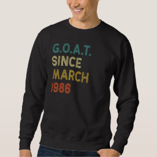 Sudadera Cabra de 36 años desde marzo de 1986