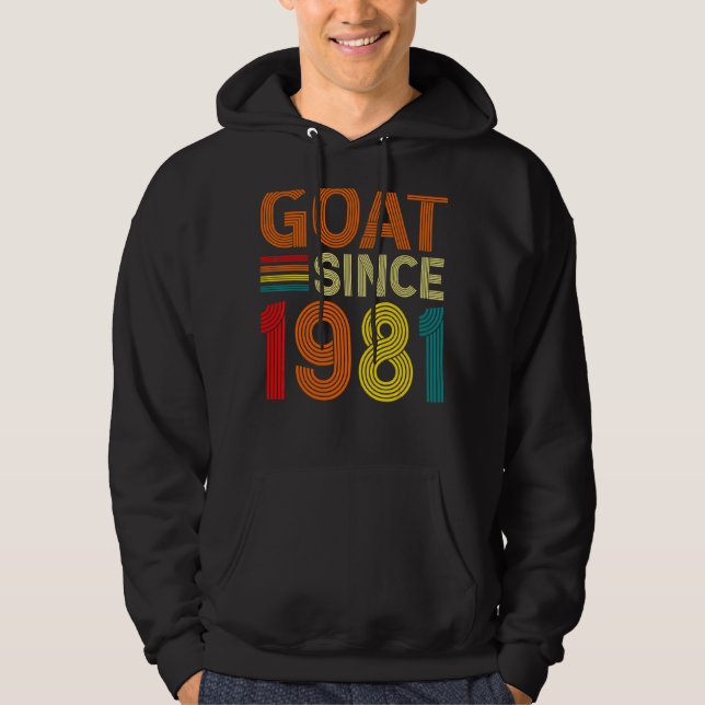 Sudadera Cabra de 41 años desde 1981 (Anverso)