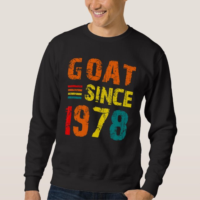 Sudadera Cabra de 44 años desde 1978 (Anverso)