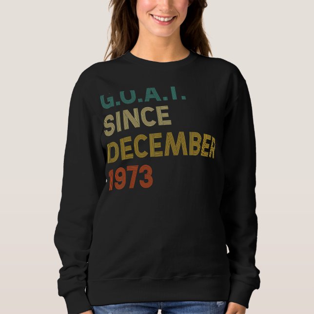 Sudadera Cabra de 49 años desde diciembre de 1997 (Anverso)