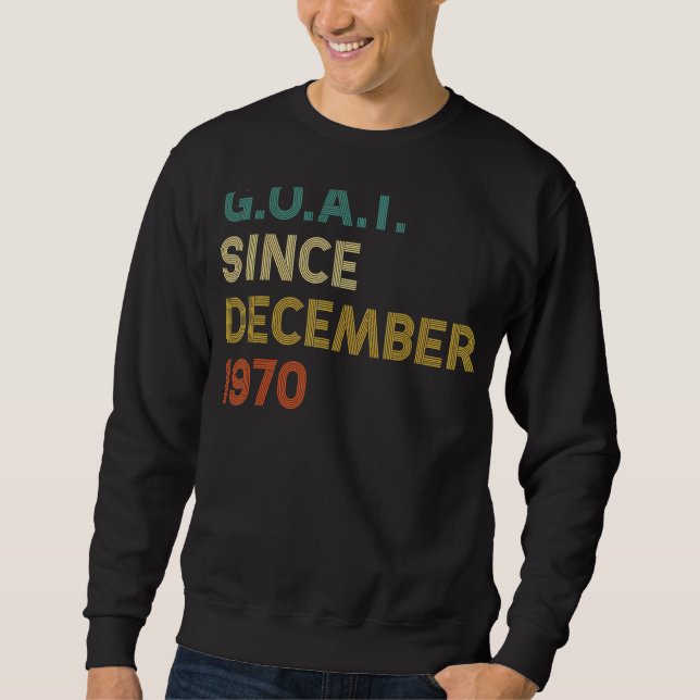 Sudadera Cabra de 52 años desde diciembre de 1997 (Anverso)