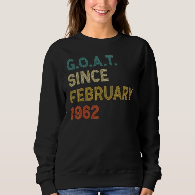 Sudadera Cabra de 60 años desde febrero de 1996 (Anverso)
