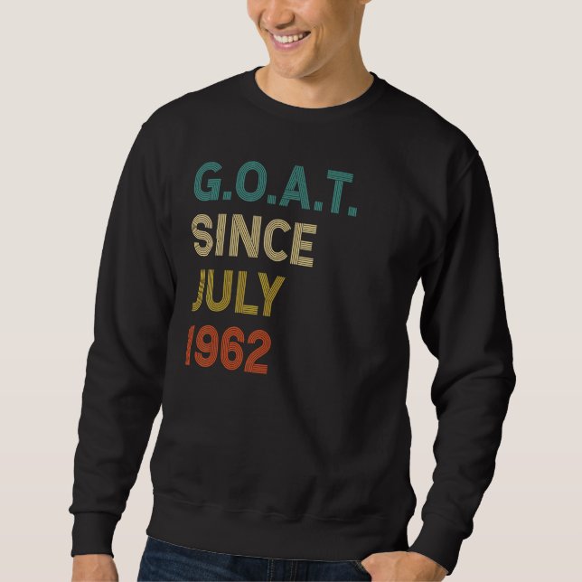 Sudadera Cabra de 60 años desde julio de 1962 (Anverso)