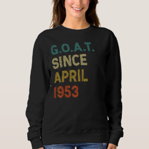 Sudadera Cabra de 69 años desde abril de 1953
