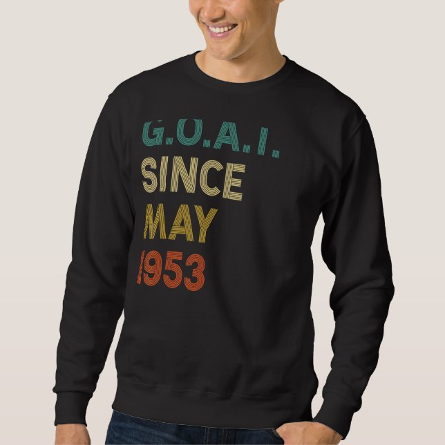 Sudadera Cabra de 69 años desde mayo de 1953 (Anverso)