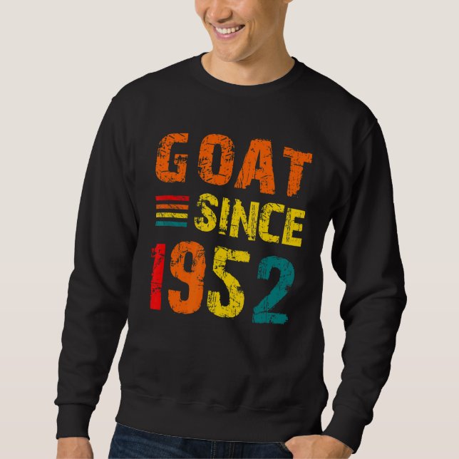 Sudadera Cabra de 70 años desde 1952 (Anverso)
